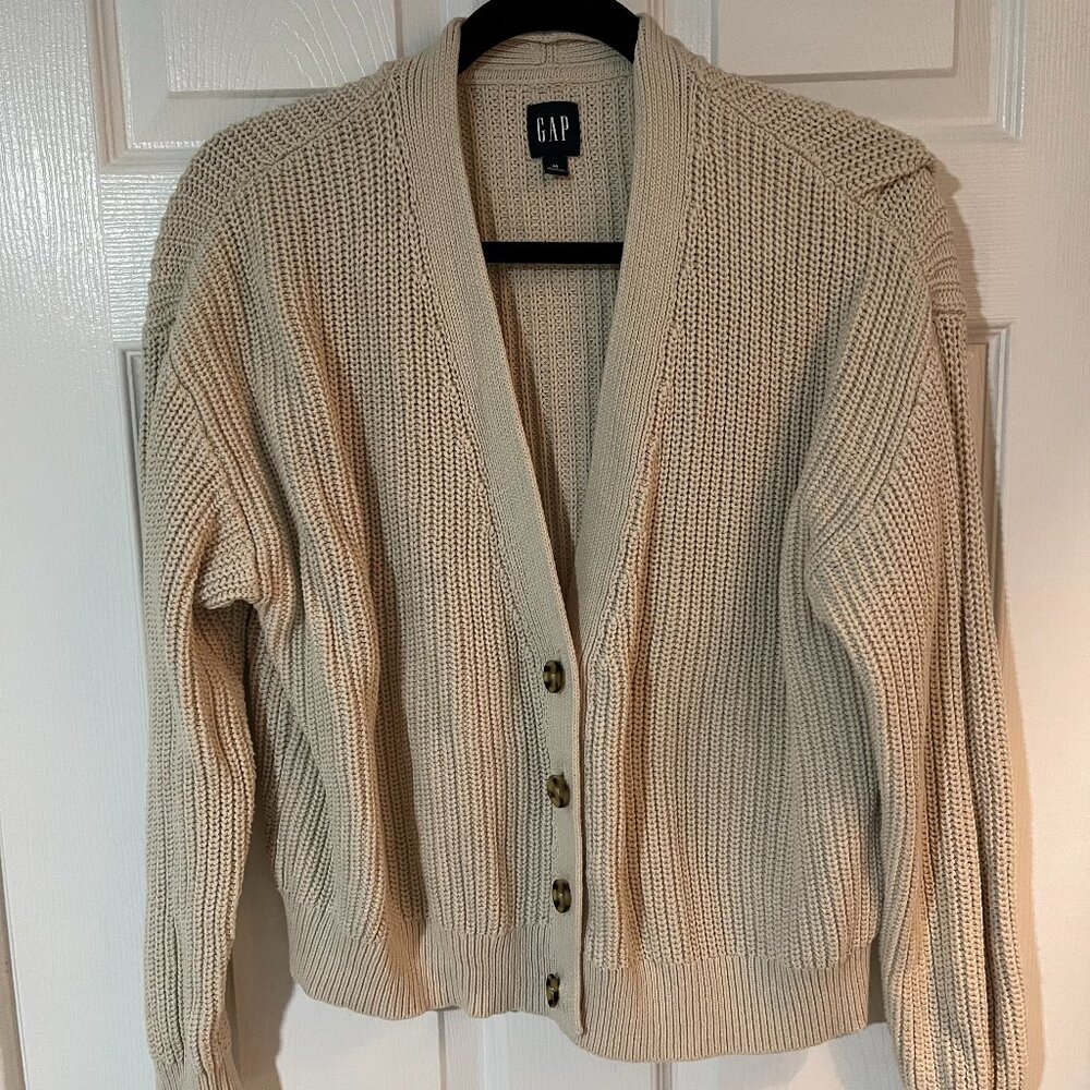 Gap khaki cardigan
